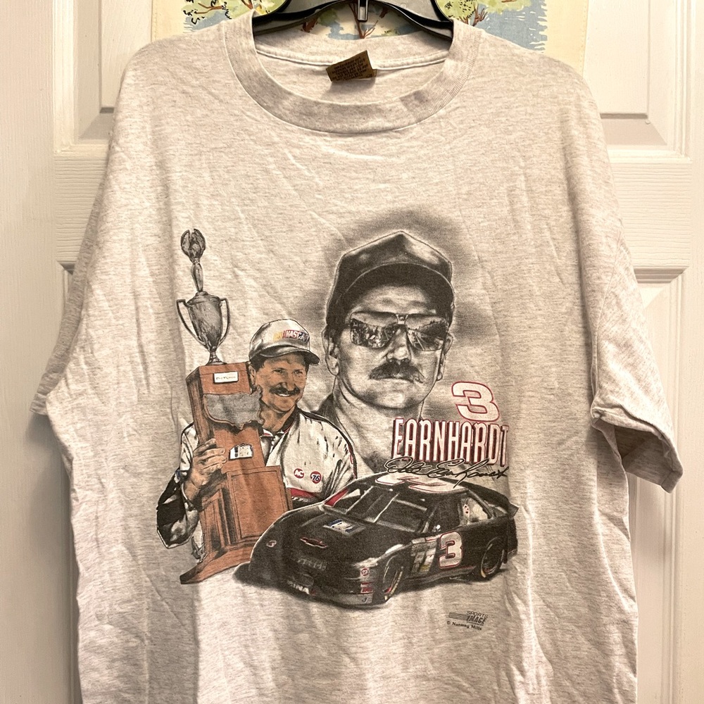 Vintage 90’s Dale Earnhardt Logo Tee Mens Size Large